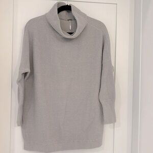 Free People Ottoman sweater, grey ice, XS